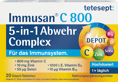 teteseptImmusan C Complex Tabletten 20 St., 25,2 gNahrungsergänzungsmittel