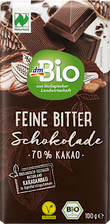 dmBioSchokolade, Feine Bitter, 70 % Kakao, 100 g