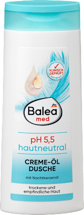 Balea medDuschgel pH 5,5 Hautneutral Creme-Öl Dusche, 300 ml