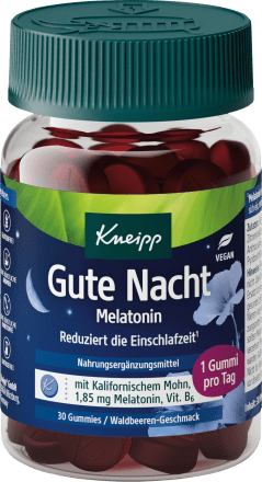 KneippGute Nacht Gummies 30 St, 81 gNahrungsergänzungsmittel