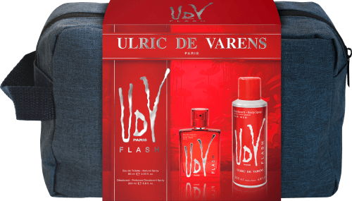 ULRIC DE VARENSGeschenkset Flash Eau de Toilette, Deo & Kulturtasche 3tlg, 1 St