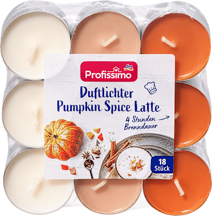 ProfissimoDuftlichter Pumpkin Spice Latte, 18 St