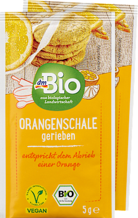 dmBioOrangenschale gerieben (2x5g), 10 g