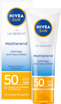 NIVEA SUNSonnencreme Gesicht mattierend, LSF 50, 50 ml