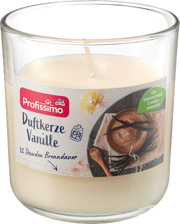 ProfissimoDuftkerze im Glas Vanille, 1 St