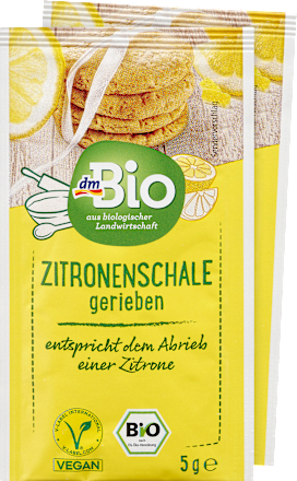 dmBioZitronenschale gerieben (2x5g), 10 g