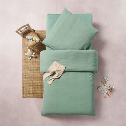 ESTELLA Sylvia Mako Satin Bed Linen 135 x 200 cm + 80 x 80 cm + 40 x 80