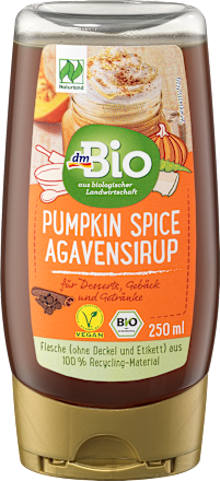 dmBioAgavensirup Pumpkin Spice, vegan, 250 ml