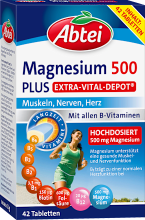 AbteiMagnesium 500 plus 42 St, 61 gNahrungsergänzungsmittel