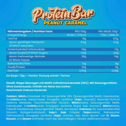 Proteinriegel Peanut Caramel Super Soft Fluffy 50 g