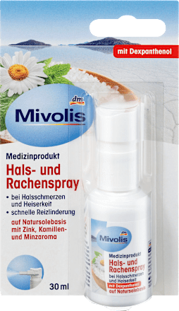 MivolisHals- und Rachenspray, 30 mlMedizinprodukt