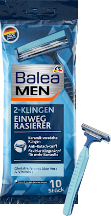 Balea MENEinwegrasierer 2-Klingen, 10 St