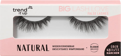 Künstliche Wimpern Big Lash Love Natural (1 Paar), 1 St