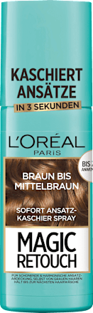 L'ORÉAL PARiS MAGIC RETOUCHAnsatzspray Braun bis Mittelbraun, 75 ml