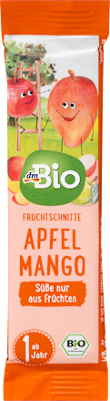 dmBioFruchtriegel Apfel-Mango ab 1 Jahr, 25 gBeikost