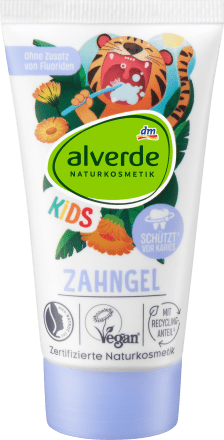 alverde NATURKOSMETIKZahnpasta Gel Kinder, 50 ml