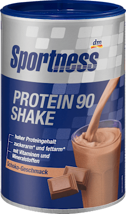 SportnessProteinpulver, Protein Shake 90, Schoko Geschmack, 350 g
