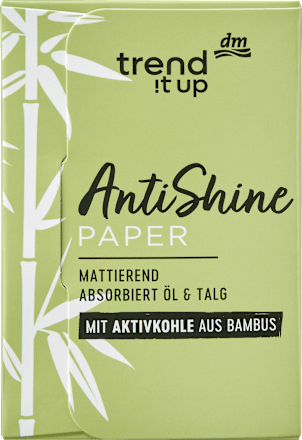 trend !t upMattierendes Papier Anti Shine mit Aktivkohle, 50 St