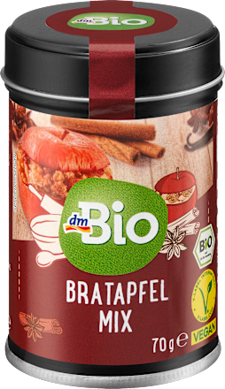 dmBioGewürzmischung, Bratapfel Mix, vegan, 70 g