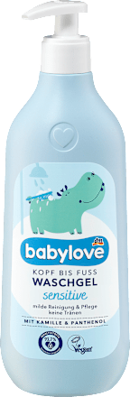 babyloveBaby Waschgel Kopf bis Fuß sensitive, 500 ml
