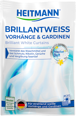 HeitmannWaschmittel Brillantweiss Vorhänge & Gardinen, 50 g