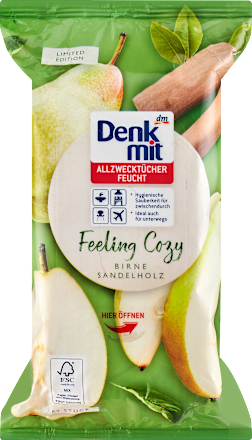 DenkmitFeuchte Allzwecktücher Feeling Cozy, 80 St