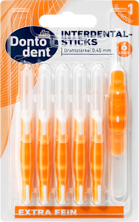 DontodentInterdentalbürsten orange 0,45 mm ISO 1, 6 St