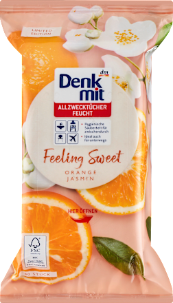 DenkmitFeuchte Allzwecktücher Feeling Sweet, 80 St