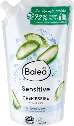 BaleaCremeseife Sensitive Nachfüllpack, 850 ml