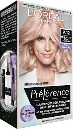 L'ORÉAL PARiS PRÉFÉRENCE Haarfarbe 9.12 Cool Blondes Sehr Helles Beige