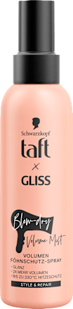 Schwarzkopf taftFöhnspray taft x Gliss Blow Dry Volume Mist, 150 ml