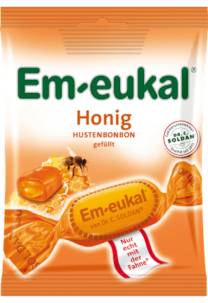 Em-eukalBonbon, Honig, gefüllt, 75 g