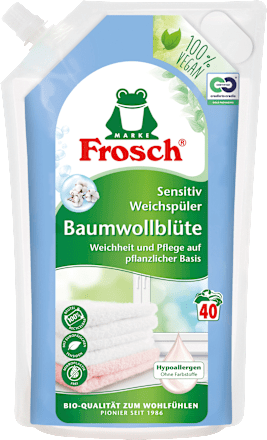 FroschWeichspüler Baumwollblüten 40 Wl, 1 l