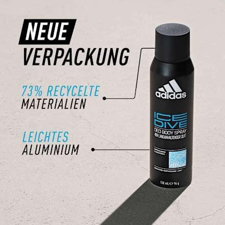 adidas Deospray Ice Dive 150 ml dauerhaft gunstig online kaufen dm