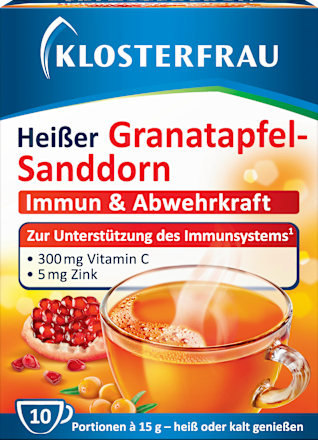 KlosterfrauHeißer Granatapfel-Sanddorn Heißgetränk Beutel 10 St., 150 gNahrungsergänzungsmittel