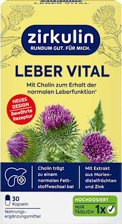 ZirkulinLeber Vital hochdosiert 30St, 26 gNahrungsergänzungsmittel
