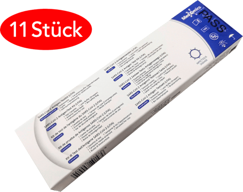 Medomics Corona Schnelltest Selbsttest, 11 St dauerhaft günstig online ...