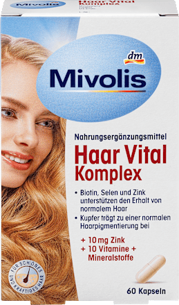 MivolisHaar Vital Komplex, Kapseln 60 St., 26 gNahrungsergänzungsmittel