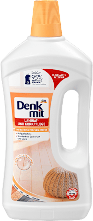 DenkmitBodenreiniger Laminat- und Korkpflege, 1 l