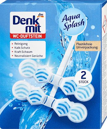 DenkmitWC Duftstein Aqua Splash, 2 St
