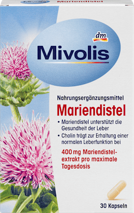 MivolisMariendistel, 30 Kapseln, 16 gNahrungsergänzungsmittel
