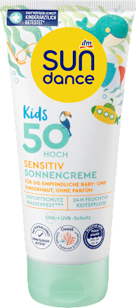 SUNDANCESonnencreme Kids sensitiv LSF 50, 100 ml
