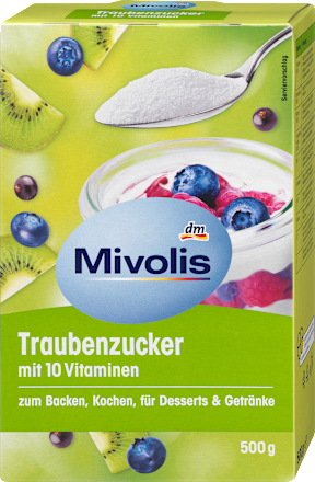 MivolisTraubenzucker, 10 Vitamine, 500 g