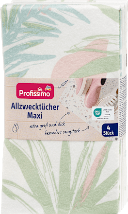 ProfissimoAllzwecktücher Maxi, 4 St
