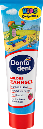 DontodentZahnpasta Kids Mildes Zahngel, bis 6 Jahren, 100 ml