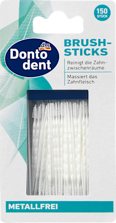 DontodentBrushsticks metallfrei, 150 St