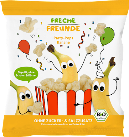 Freche FreundeKindersnack Party Pops Banane, ab 1 Jahr, 15 g