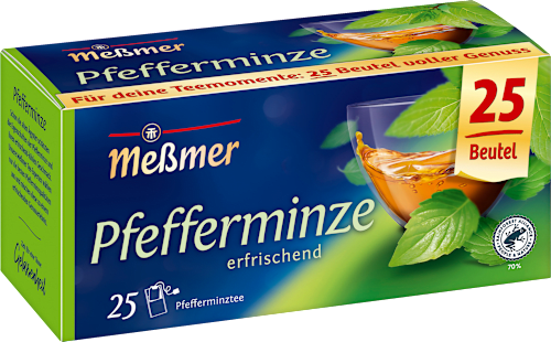MeßmerKräutertee Pfefferminze (25 Beutel), 56,25 g