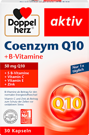 DoppelherzCoenzym Q 10 + B-Vitamine Kapseln 30 St., 12,5 gNahrungsergänzungsmittel