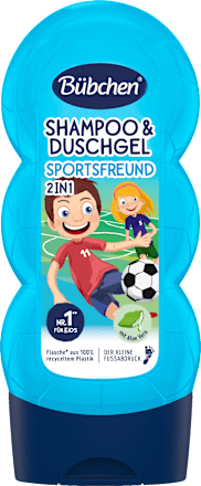 BübchenKinder Shampoo & Duschgel 2in1 Sportsfreund, 230 ml